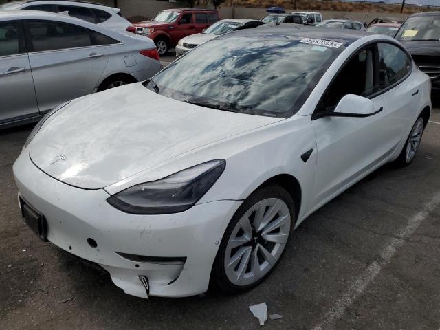TESLA MODEL 3 2022 with VIN 5YJ3E1EA3NF142776 - Photo from auction