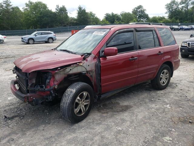 HONDA PILOT EXL 2005 z numerem VIN 5FNYF18635B028383 - Zdjęcie z aukcji