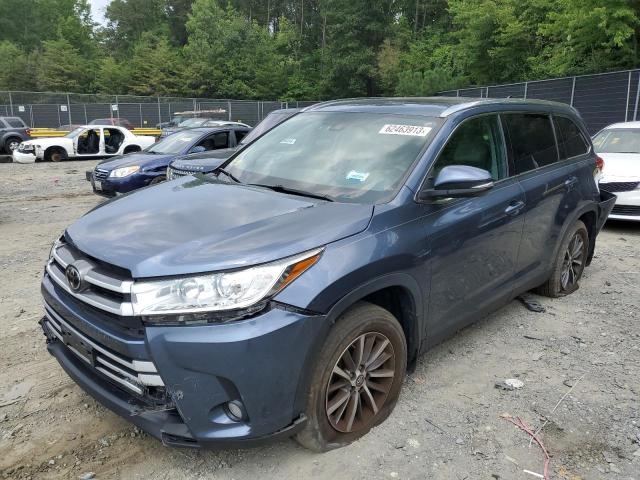 TOYOTA HIGHLANDER 2019 with VIN 5TDJZRFH9KS980470 - Photo from auction