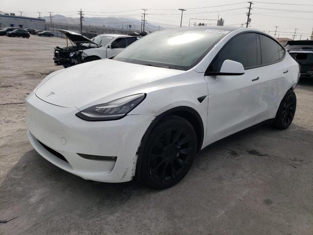 TESLA MODEL Y 2021 with VIN 5YJYGDEE4MF270754 - Photo from auction