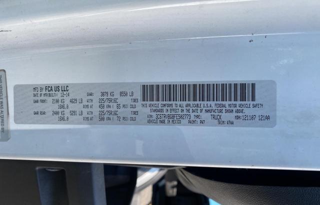 Photo 10 from auction – 2015 RAM PROMASTER with VIN 3C6TRVBG8FE502773