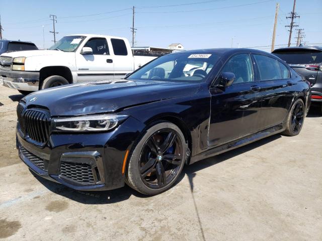 BMW 740 I 2022 with VIN WBA7T2C01NCJ61103 - Photo from auction