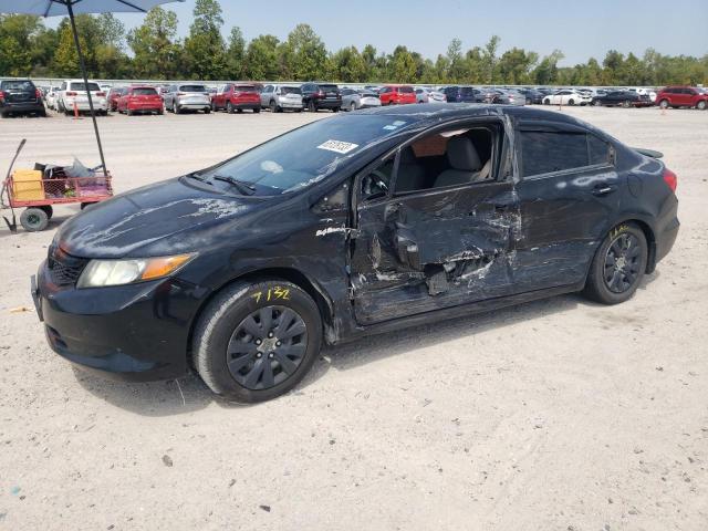 HONDA CIVIC LX 2012 with VIN 2HGFB2F57CH595174 - Photo from auction