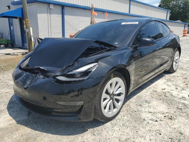 TESLA MODEL 3 2022 with VIN 5YJ3E1EB3NF185538 - Photo from auction