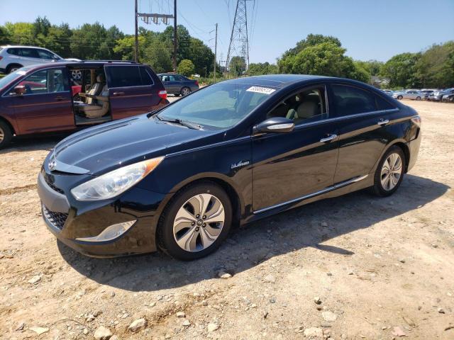 HYUNDAI SONATA HYB 2015 with VIN KMHEC4A40FA125519 - Photo from auction