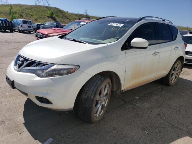NISSAN MURANO 2012 with VIN JN8AZ1MW7CW225925 - Photo from auction