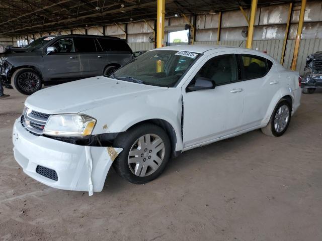 DODGE AVENGER SE 2013 with VIN 1C3CDZAB5DN603660 - Photo from auction