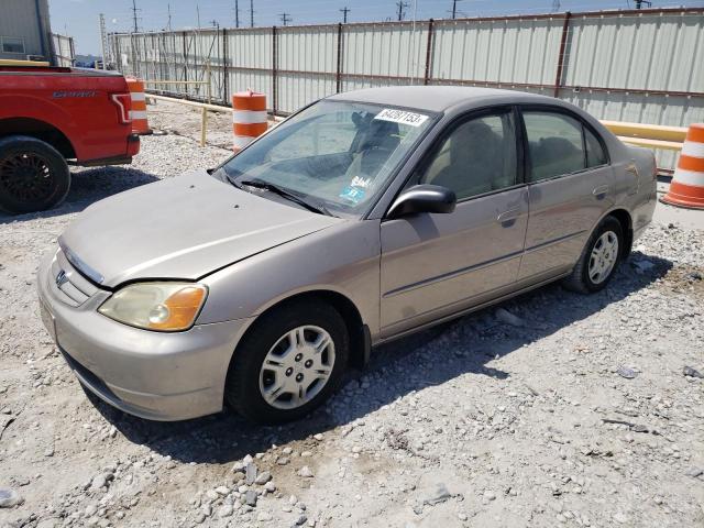 HONDA CIVIC LX 2002 with VIN 2HGES16522H504610 - Photo from auction