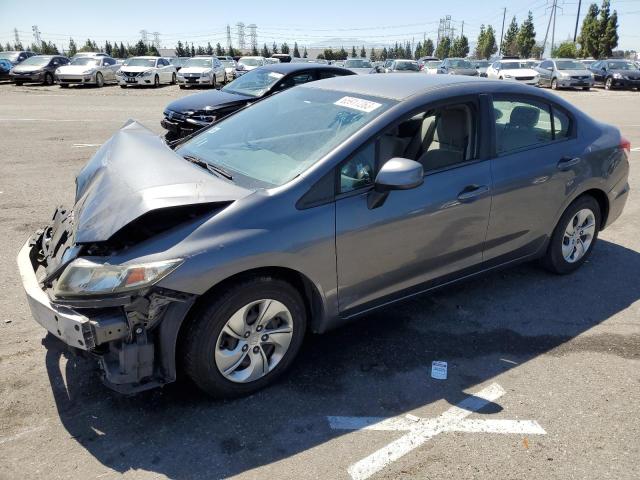 HONDA CIVIC LX 2013 with VIN 19XFB2F5XDE243881 - Photo from auction