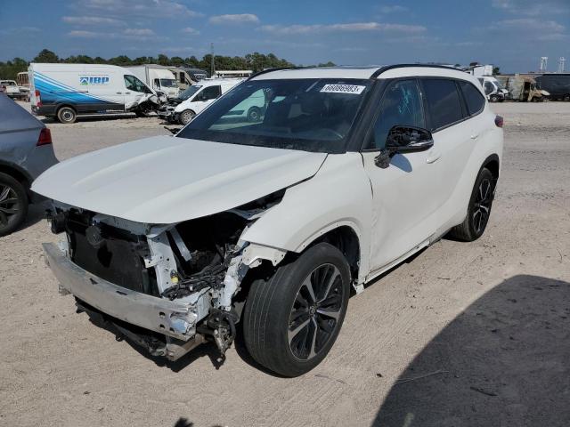 TOYOTA HIGHLANDER 2021 with VIN 5TDLZRAH5MS042923 - Photo from auction