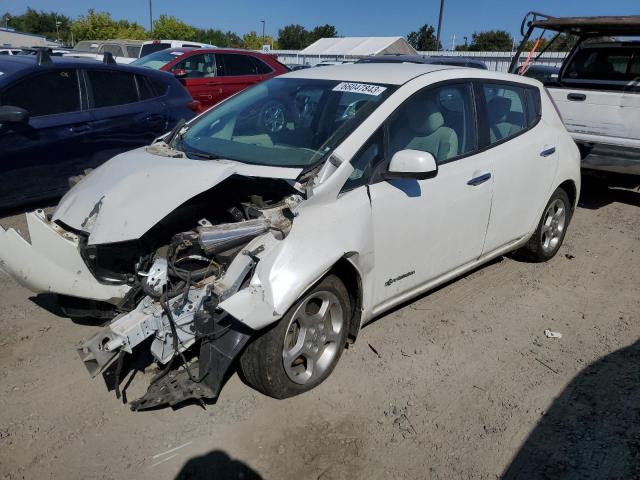 NISSAN LEAF S 2015 with VIN 1N4AZ0CPXFC300709 - Photo from auction