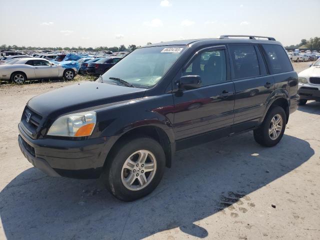 HONDA PILOT EX 2004 with VIN 2HKYF18444H602035 - Photo from auction
