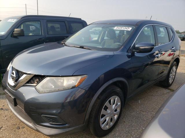 NISSAN ROGUE S 2015 with VIN KNMAT2MV9FP562525 - Photo from auction