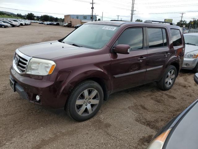 HONDA PILOT TOUR 2014 with VIN 5FNYF4H99EB020686 - Photo from auction