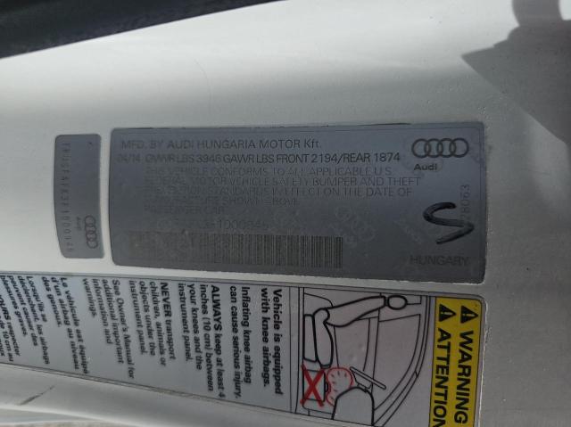 Photo 10 from auction – 2015 AUDI TT with VIN TRUSFAFK3F1000945