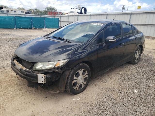 Photo 1 from auction – 2013 HONDA CIVIC HYBR with VIN 19XFB4F24DE002450