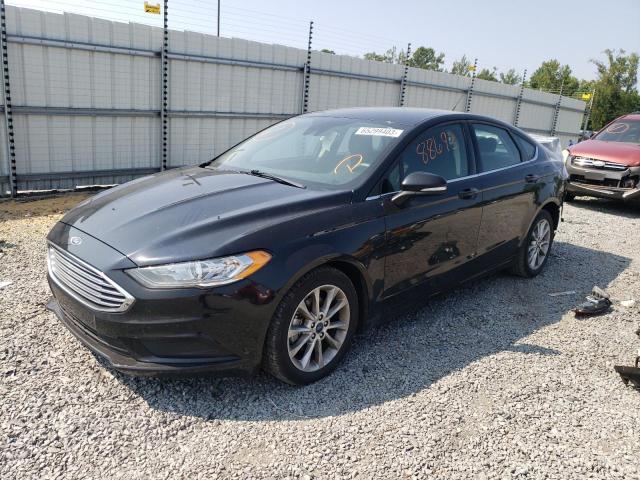 FORD FUSION SE 2017 with VIN 3FA6P0LU0HR319484 - Photo from auction