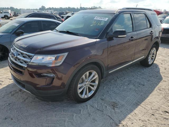 FORD EXPLORER X 2018 with VIN 1FM5K7D89JGB42294 - Photo from auction