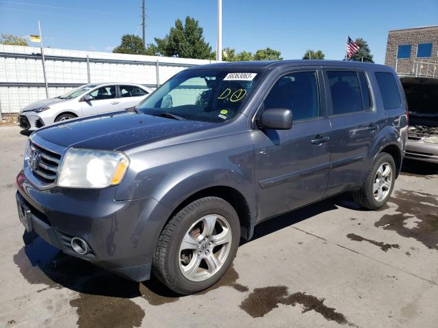 HONDA PILOT EXL 2013 with VIN 5FNYF4H68DB018237 - Photo from auction