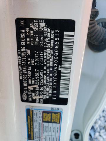 Photo 14 from auction – 2016 KIA SORENTO LX with VIN 5XYPGDA30GG065512