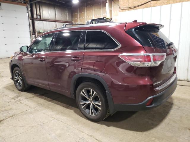 Photo 2 from auction – 2016 TOYOTA HIGHLANDER with VIN 5TDJKRFH0GS271020