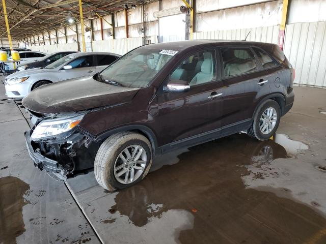 KIA SORENTO LX 2014 with VIN 5XYKT3A67EG540015 - Photo from auction