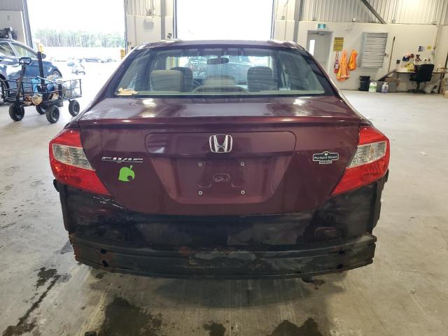 Photo 6 from auction – 2012 HONDA CIVIC LX with VIN 2HGFB2F58CH013311