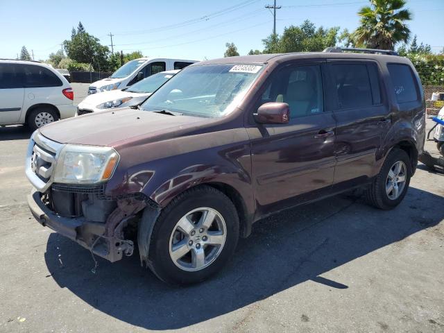 HONDA PILOT EX 2011 with VIN 5FNYF4H40BB051549 - Photo from auction