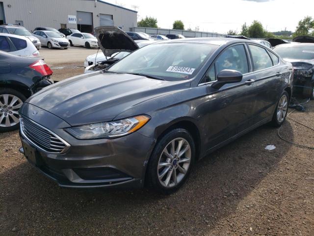 FORD FUSION SE 2017 with VIN 3FA6P0H74HR199160 - Photo from auction
