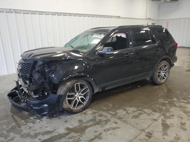 FORD EXPLORER S 2018 with VIN 1FM5K8GT9JGB91520 - Photo from auction
