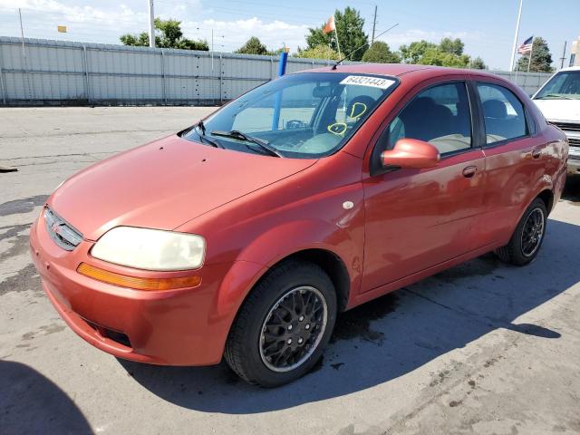 CHEVROLET AVEO BASE 2005 with VIN KL1TD52685B286621 - Photo from auction