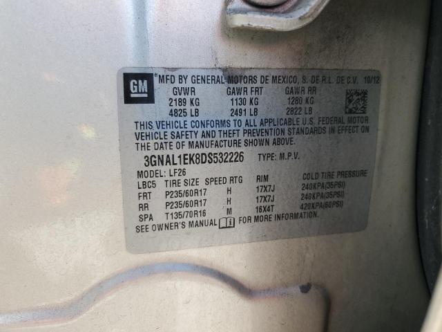 Снимка 14 от търг – 2013 CHEVROLET CAPTIVA LS с VIN 3GNAL1EK8DS532226