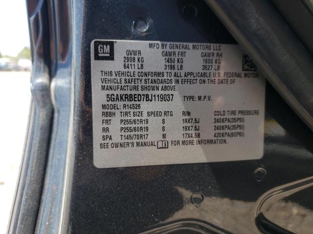 Photo 10 from auction – 2011 BUICK ENCLAVE CX with VIN 5GAKRBED7BJ119037
