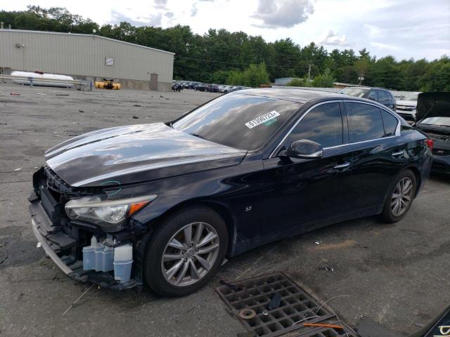 INFINITI Q50 BASE 2014 with VIN JN1BV7AR1EM700922 - Photo from auction