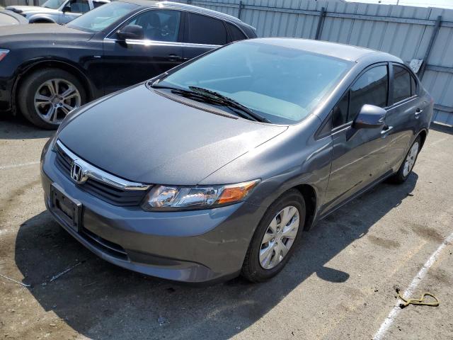 HONDA CIVIC LX 2012 with VIN 19XFB2F5XCE332607 - Photo from auction