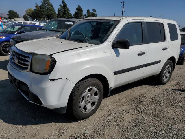 HONDA PILOT LX 2014 with VIN 5FNYF3H29EB026873 - Photo from auction