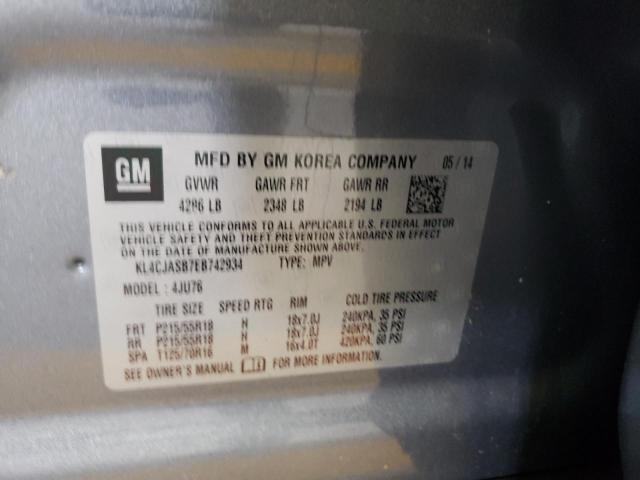 Photo 14 from auction – 2014 BUICK ENCORE with VIN KL4CJASB7EB742934
