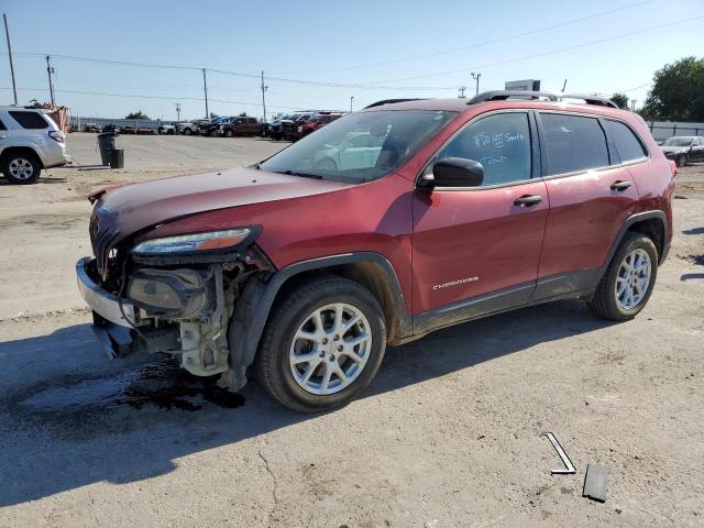 JEEP CHEROKEE S 2016 with VIN 1C4PJLAB6GW272914 - Photo from auction