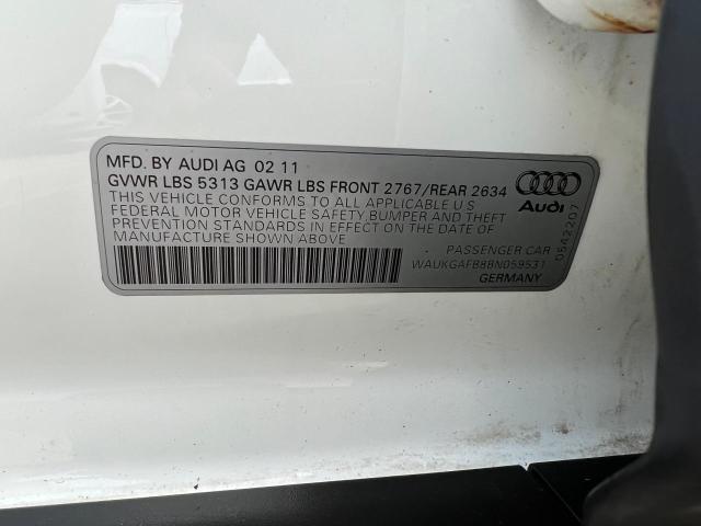 Photo 10 from auction – 2011 AUDI A6 PRESTIG with VIN WAUKGAFB8BN059531