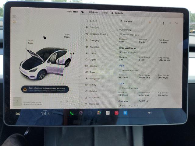 Photo 9 from auction – 2021 TESLA MODEL Y with VIN 5YJYGDEE1MF179313