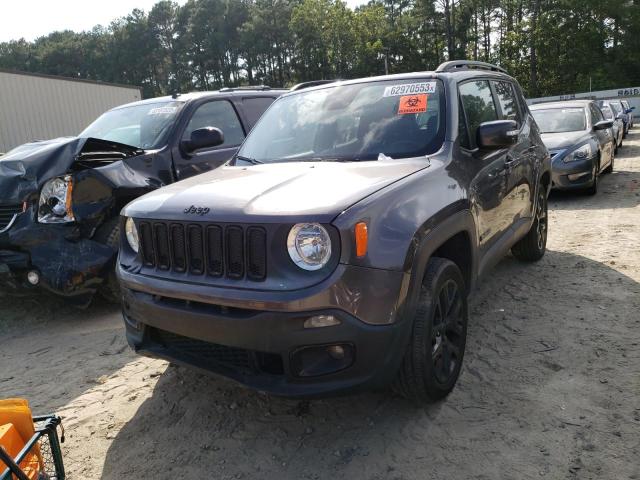 JEEP RENEGADE L 2016 with VIN ZACCJBBT0GPD26396 - Photo from auction