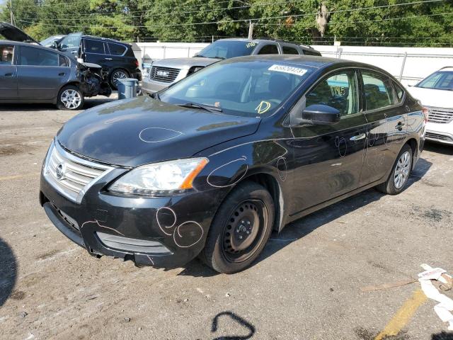NISSAN SENTRA S 2014 with VIN 3N1AB7AP0EY282305 - Photo from auction