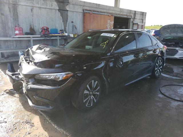 HONDA CIVIC EX 2023 with VIN 2HGFE1F70PH320500 - Photo from auction