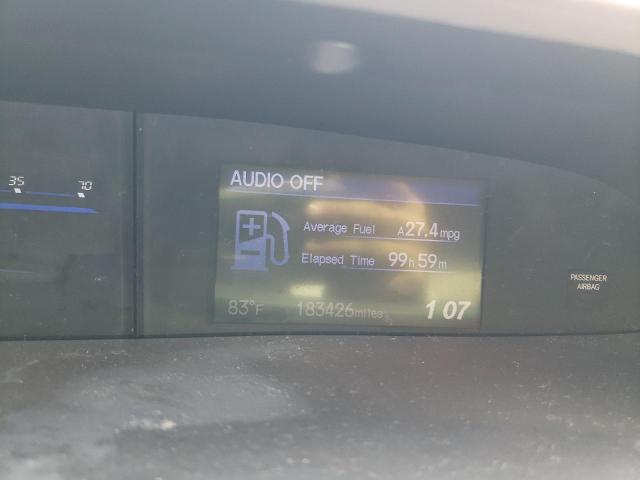 Photo 9 from auction – 2013 HONDA CIVIC LX with VIN 19XFB2F5XDE252497