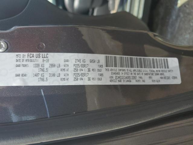 Photo 14 from auction – 2019 DODGE GRAND CARA with VIN 2C4RDGEG4KR513397