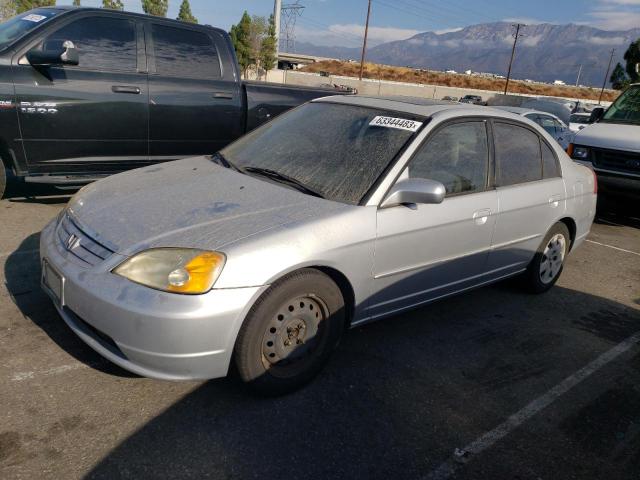Photo 1 from auction – 2001 HONDA CIVIC EX with VIN 2HGES25761H513611