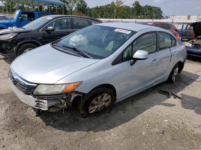 HONDA CIVIC LX 2012 with VIN 2HGFB2F58CH534223 - Photo from auction