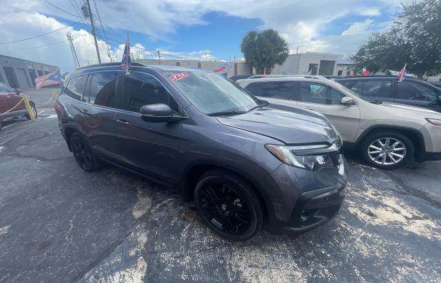 HONDA PILOT SE 2021 with VIN 5FNYF5H24MB010655 - Photo from auction