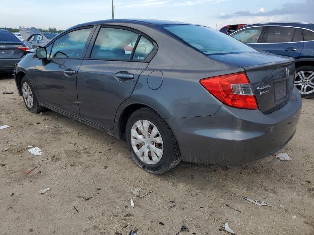 Photo 2 from auction – 2012 HONDA CIVIC LX with VIN 2HGFB2F52CH584874