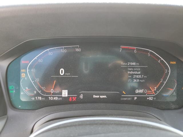 Photo 9 from auction – 2020 BMW 330I with VIN 3MW5R1J08L8B18577